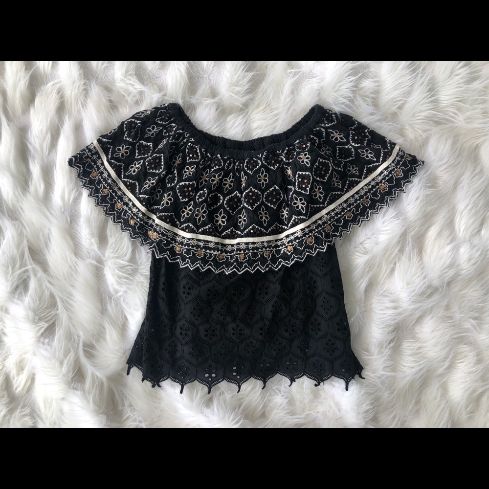 Hemant & Nandita - Off the shoulder Black Top